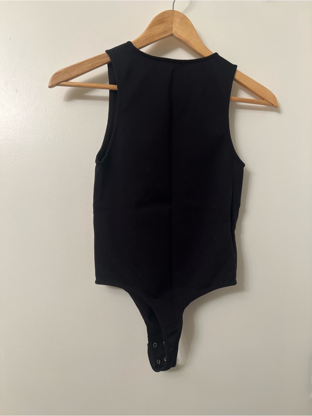 Dynamite Sleeveless Thong Bodysuit – Black, Size Small - Picture 4 of 6